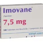 Køb Imovane uden recept 7 5 mg sovemedicin emballage