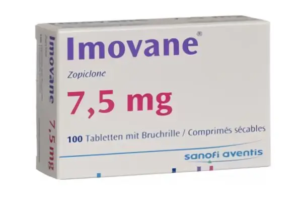 Køb Imovane uden recept 7 5 mg sovemedicin emballage